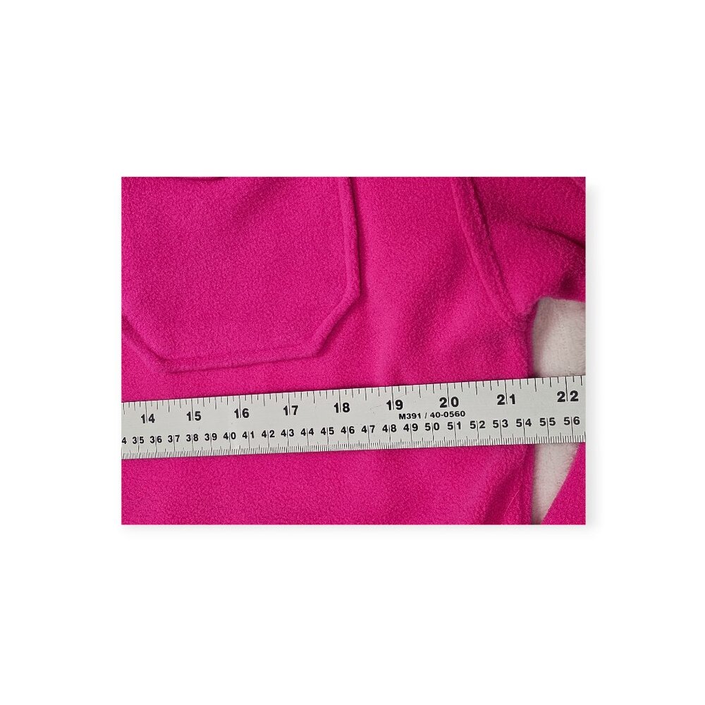 Zenana Fuzzy Button-Down Fleece Shacket Size S Hot Pink Shirt Jacket - Picture 5 of 9